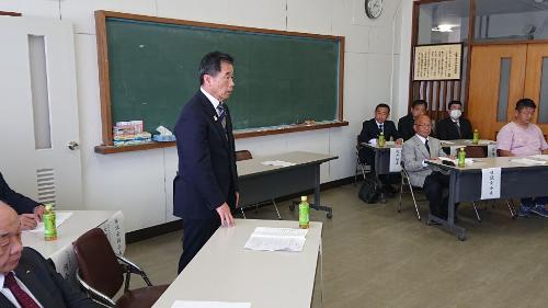 挨拶の様子