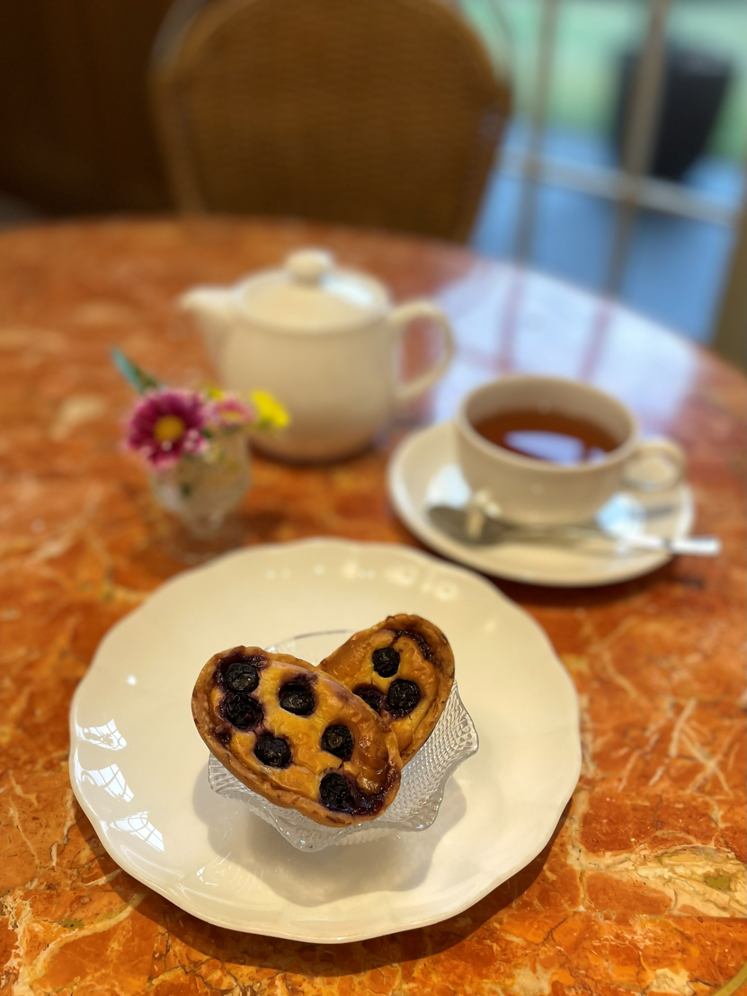 ブルーベリーチーズタルト