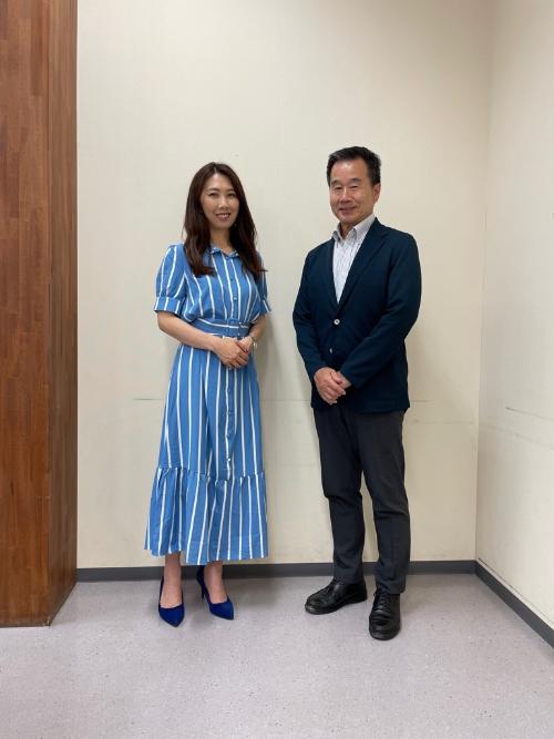 大島さんとの記念撮影