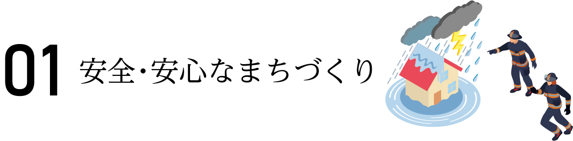 1、安心・安全なまちづくり