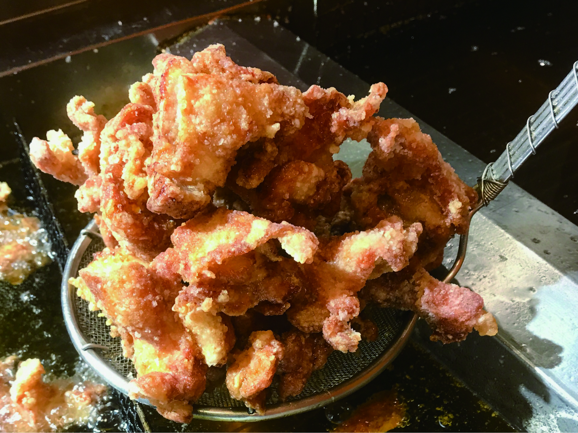 大阪くまとりの生はちみつ唐揚げ