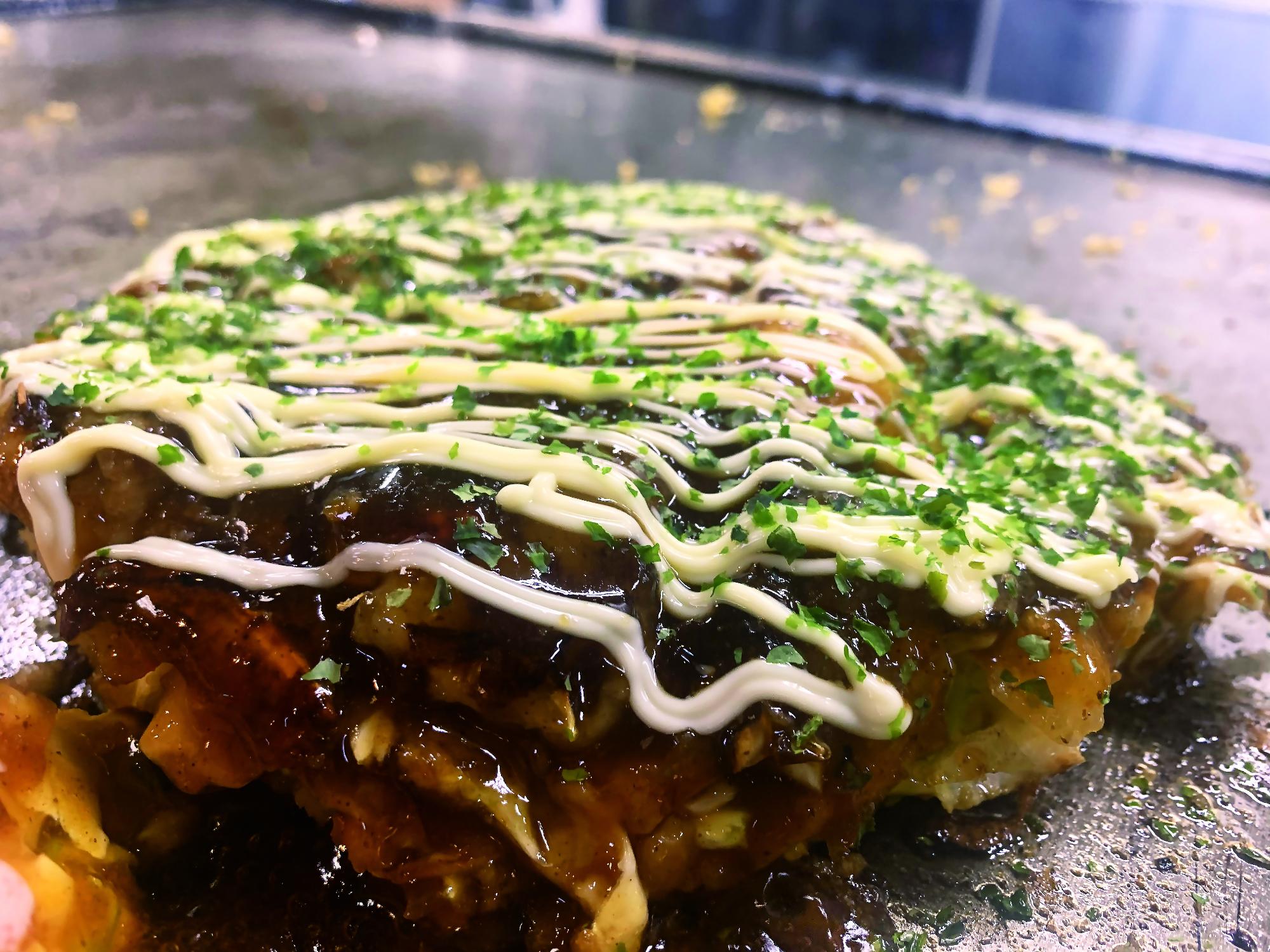 里芋ゴロゴロお好み焼き
