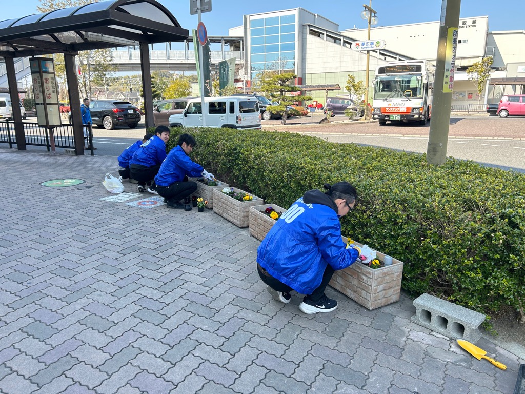 花いっぱいプロジェクトの様子