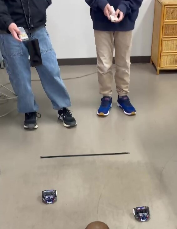 学習の様子(ロボット学習)