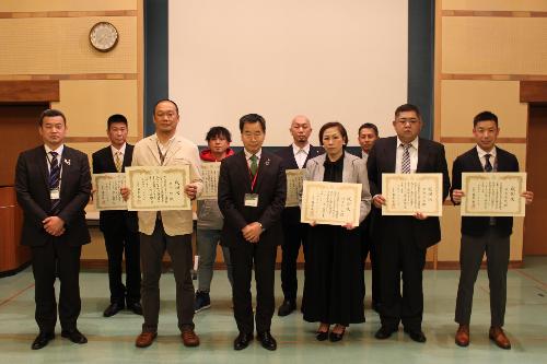 熊取町小・中学校PTA連絡協議会役員感謝状贈呈式
