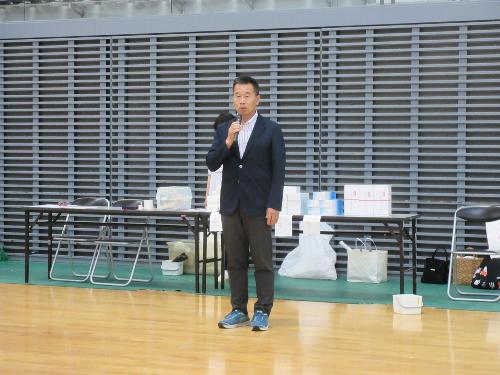 挨拶の様子