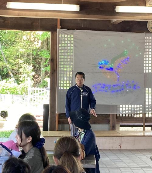冒頭挨拶する藤原町長