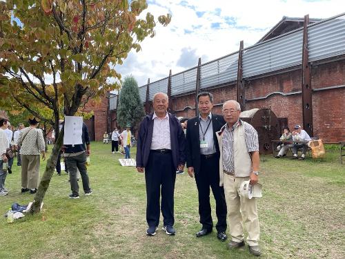 シニアクラブ熊取の松浪会長と