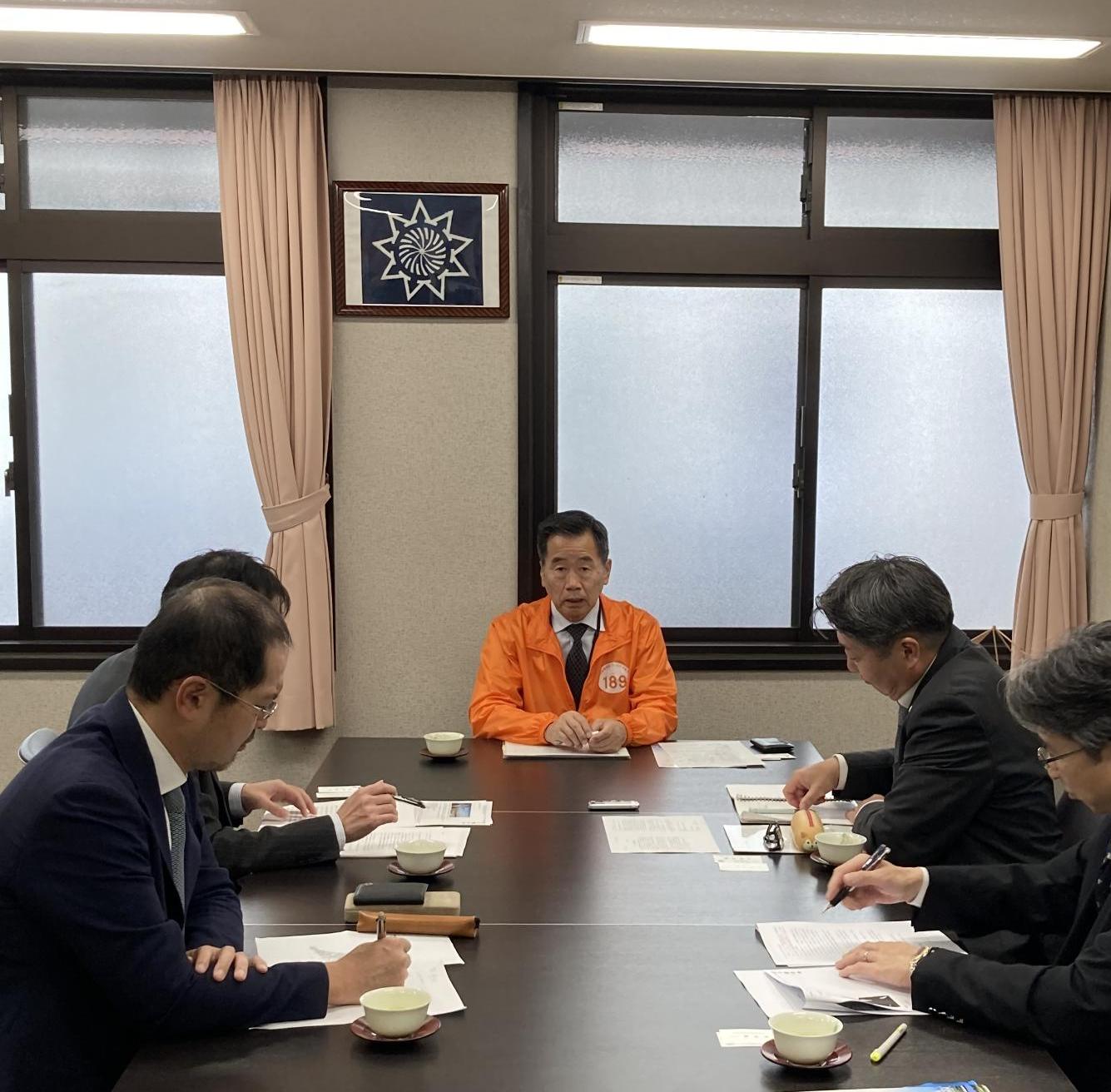 インタビューの様子