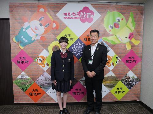表敬訪問の様子