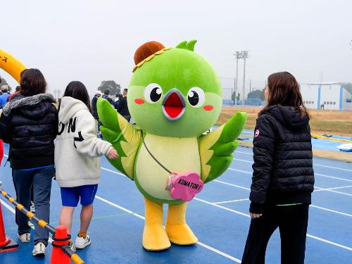 メジーナちゃんの着ぐるみが登場