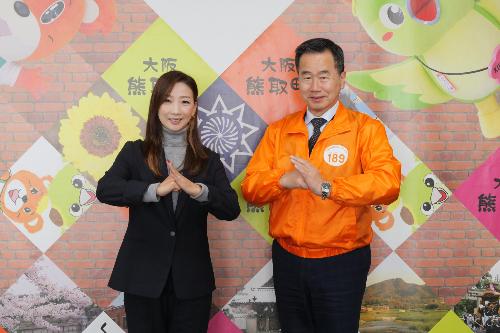 陳静さんと藤原町長