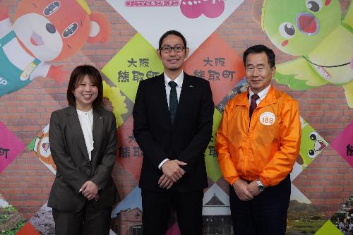 佐近さん、南さんと藤原町長