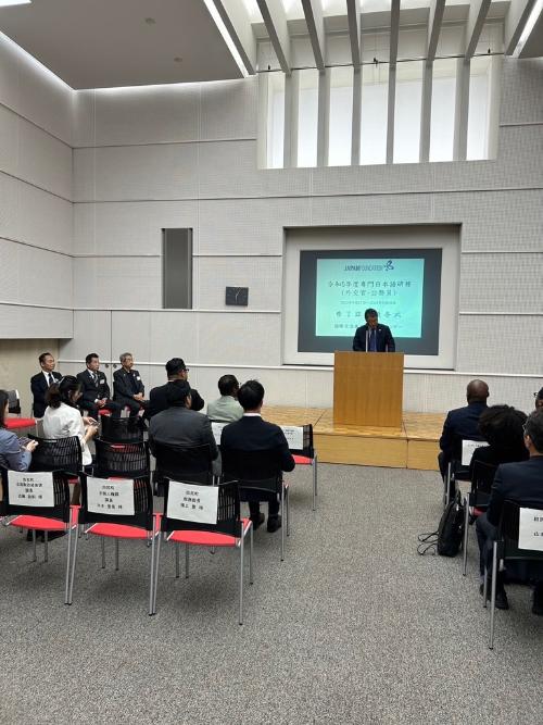 修了証書授与式の様子