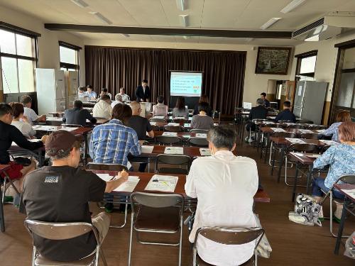 南小学校区 朝代公民館での様子
