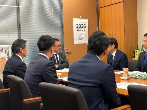遠藤衆議院議員と面会