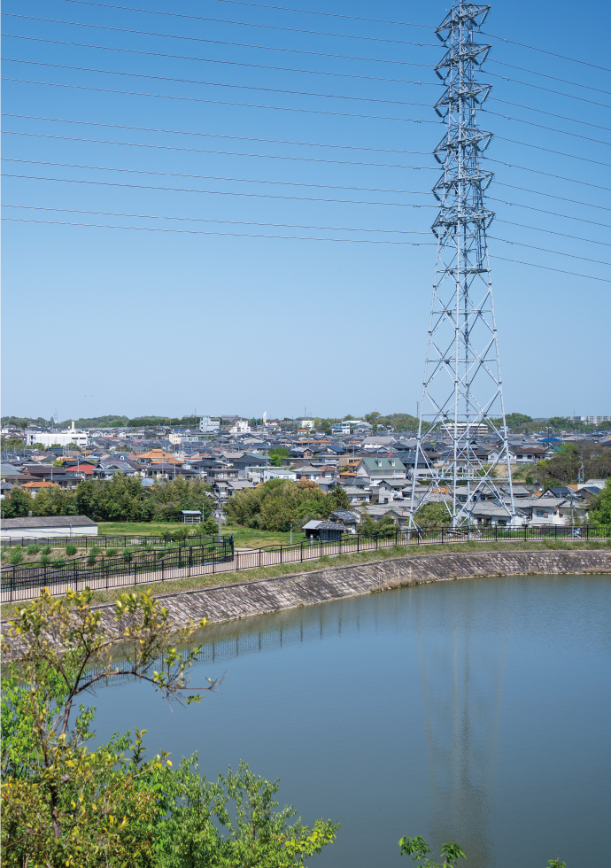 長池オアシスの風景