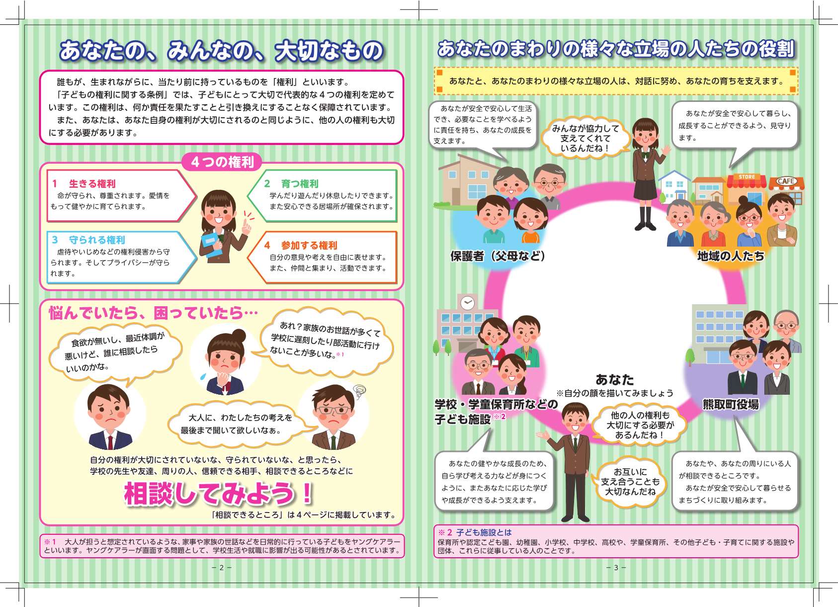 子どもの権利リーフレット（小学5年-中学3年）2