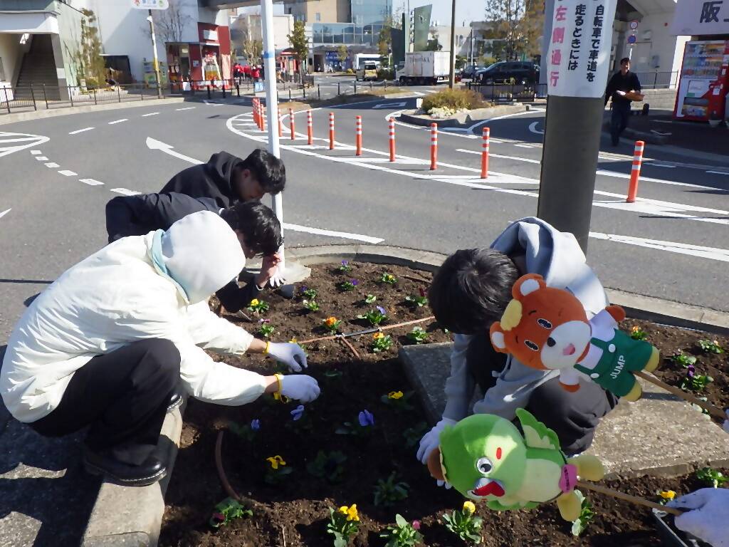 花いっぱいプロジェクトの様子