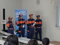 消防団PRの様子1