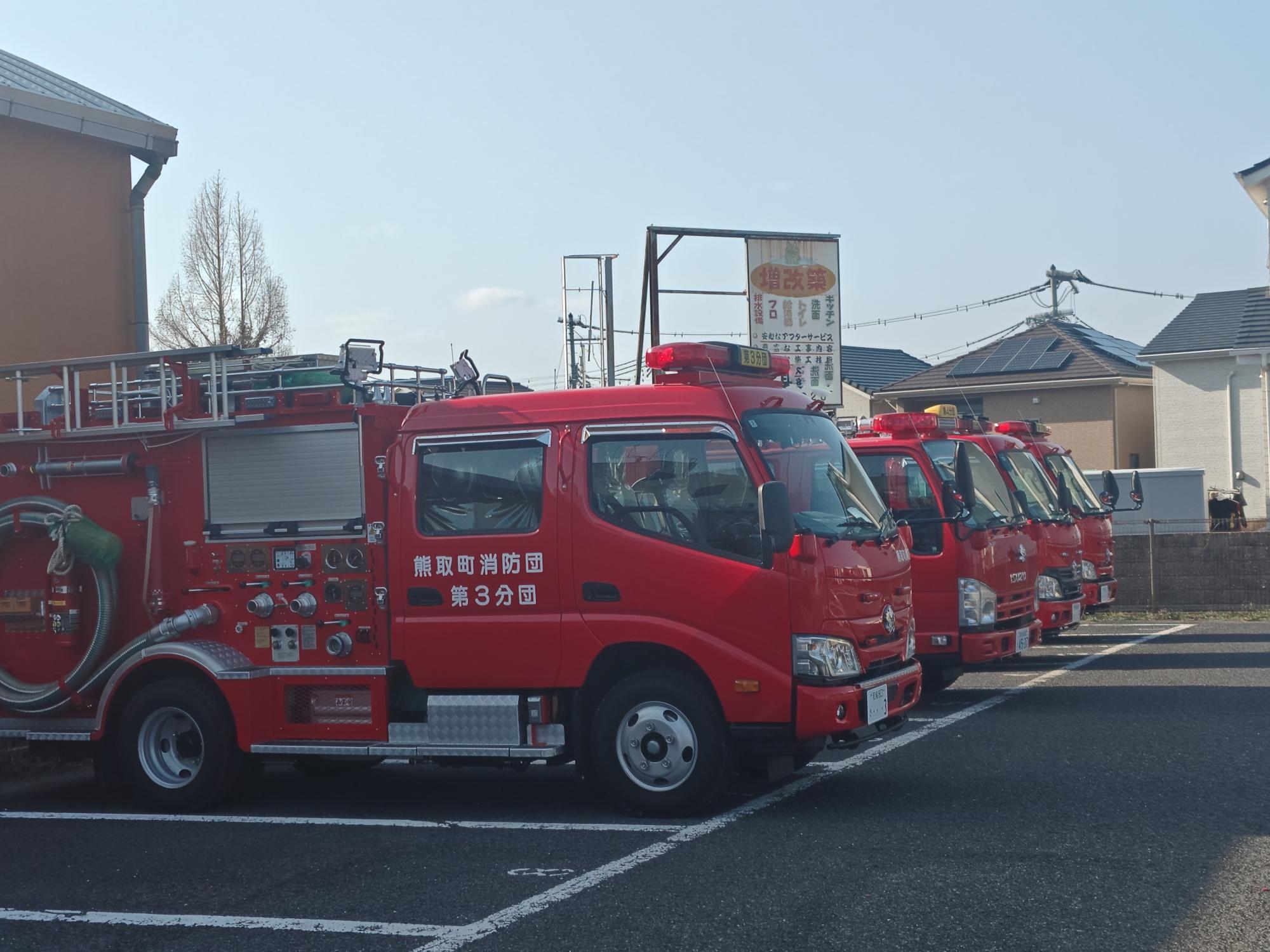 防火パレード参加消防団の様子2