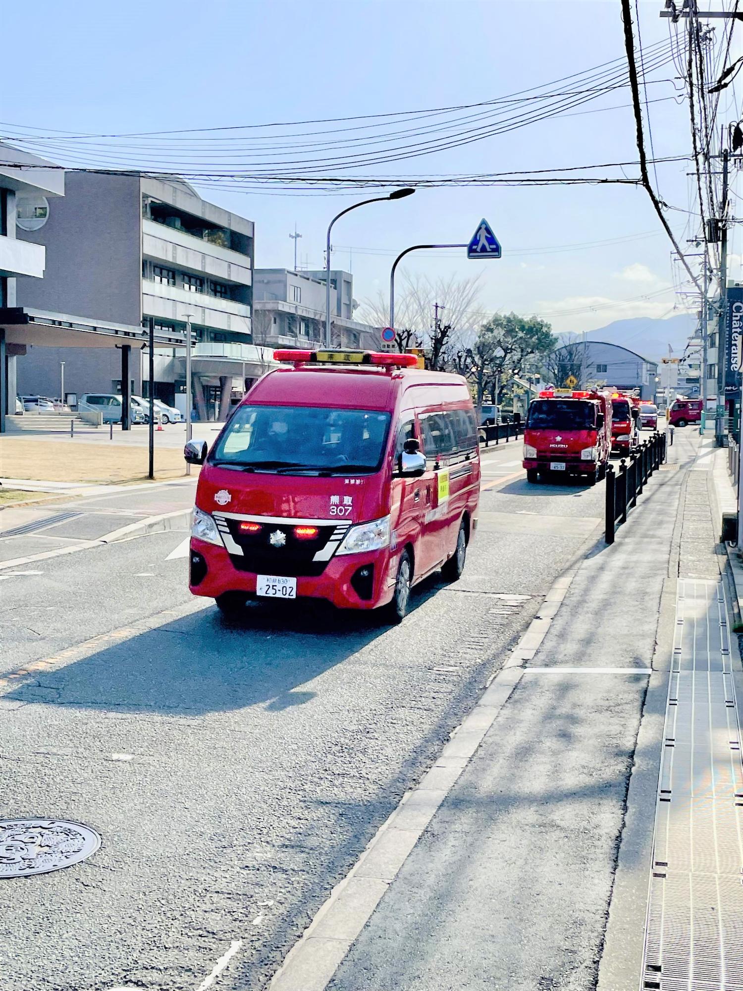 防火パレードの様子1