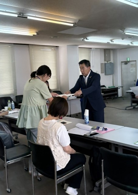 くまとり女性防災支援隊第1回会議の様子