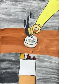 令和8年防火図画 優秀賞受賞作品5