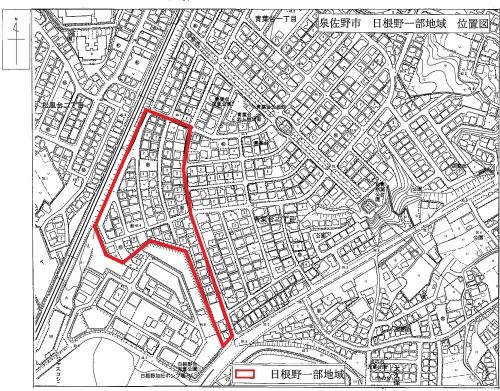 泉佐野市日根野の一部地域
