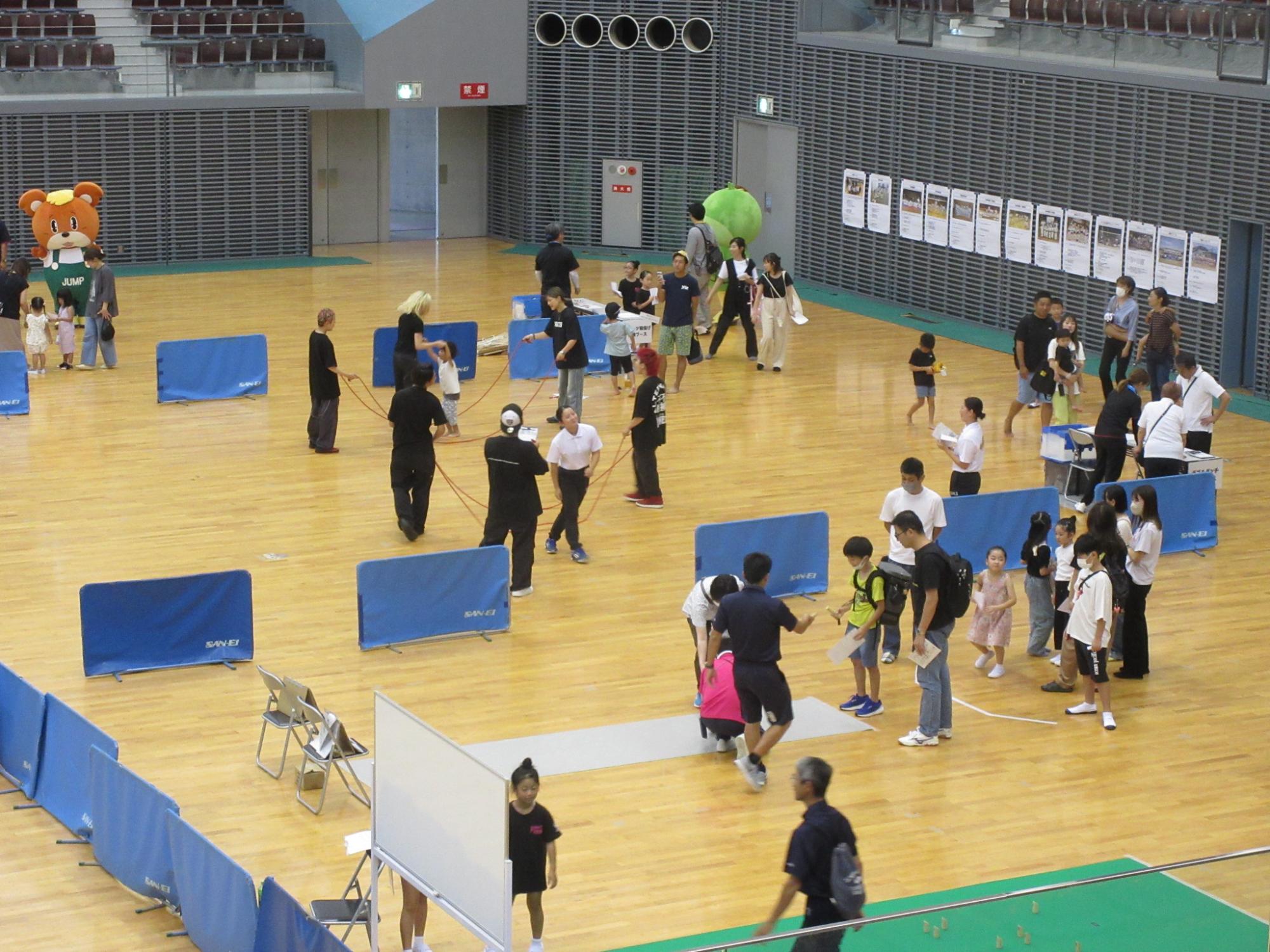 くまとりスポーツフェスティバルの様子1